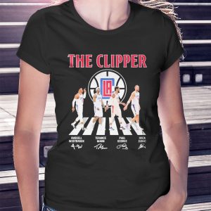 woman shirt The Clipper Signature Russell Westbrook Terance Mann Paul George Ivica Zubac Shirt Hoodie