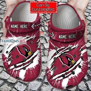 Arizona Cardinals NFL Custom Name Crocs Clog
