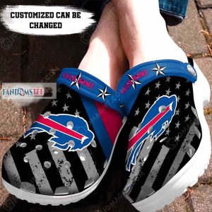 Buffalo Bills Customized Crocs Clogs