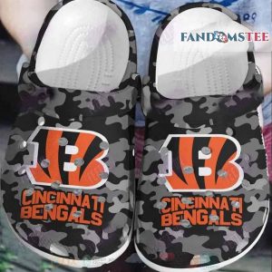 Cincinnati Bengals NFL Custom Name Crocs Clog