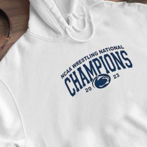 2023 NCAA College Wrestling National Champions Penn State Ladies Tee Shirt