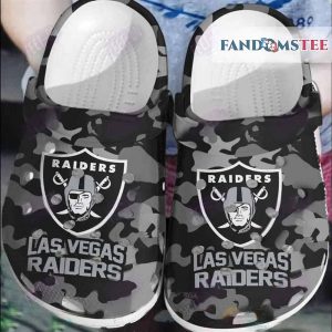 Las Vegas Raiders NFL Custom Name Crocs Clog