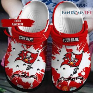 Tampa Bay Buccaneers NFL Custom Name Crocs Clog