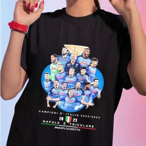 1 Shirt tee Napule E Triculture Campioni Ditalia 2022 2023 Ladies Tee Shirt