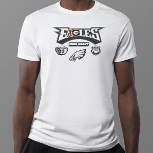 1 Tee Eageoles 2023 Draft Philadelphia Eagles Alabama Crimson Tide And Georgia Bulldogs T Shirt