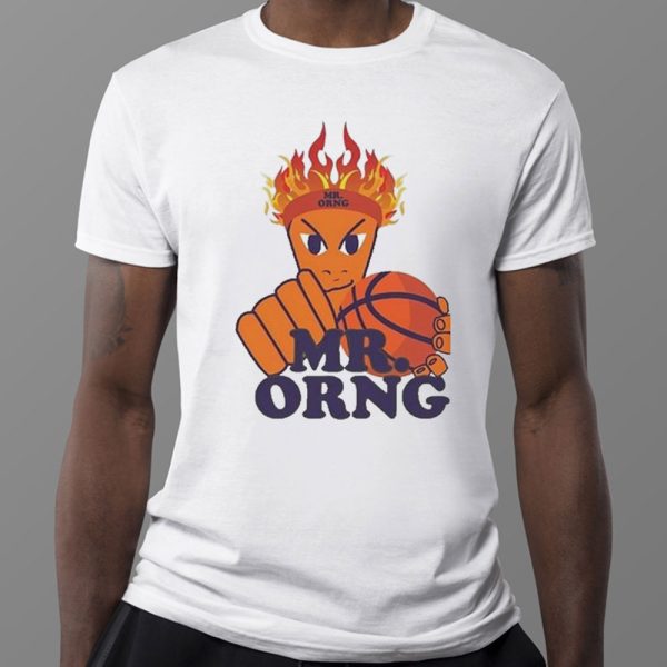 Mr Orng Basketball Logo T-Shirt