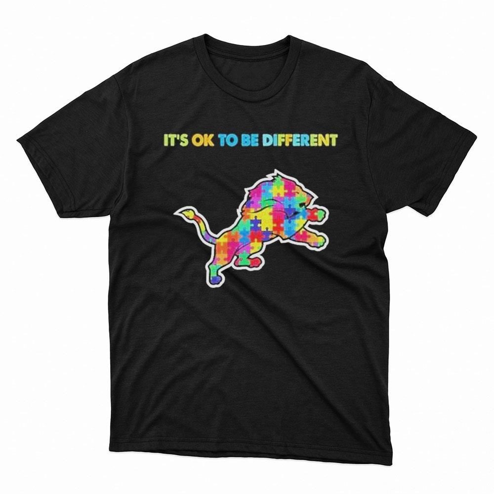 Autism Detroit Lions Its Ok To Be Different Shirt, Hoodie