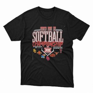 1 Unisex shirt Big 12 Softball 2023 Championship Shirt Hoodie