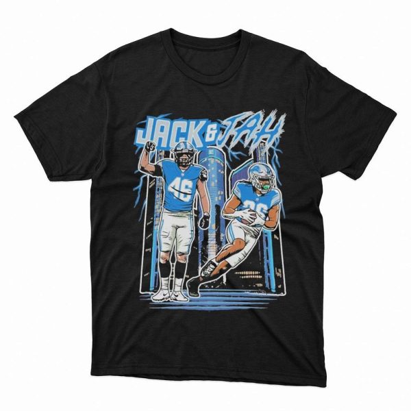 Jack And Jah Vintage Skyline Detroit Lions Shirt, Hoodie