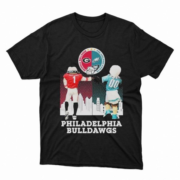 Philadelphia Bulldawgs Hairy Dawg And Swoop Eageoles Shirt, Hoodie