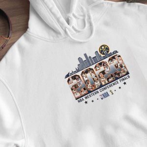 Hoodie Denver Nuggets Skyline Players 2023 Nba Western Conference Finals Shirt