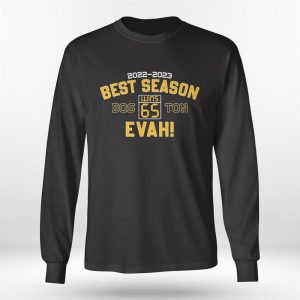 Longsleeve shirt Boston Bruins Best Season 65 Wins Evah 2022 2023 Ladies Tee Shirt