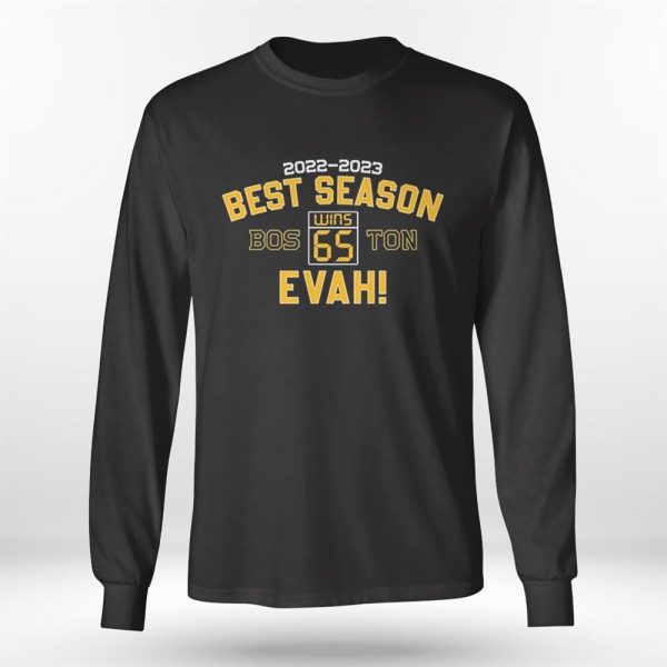 Boston Bruins Best Season 65 Wins Evah 2022 2023 Ladies Tee Shirt