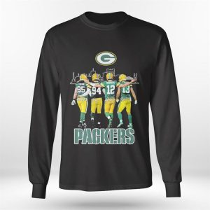 Longsleeve shirt Green Bay Packers Players Skyline Signatures Ladies Tee Shirt