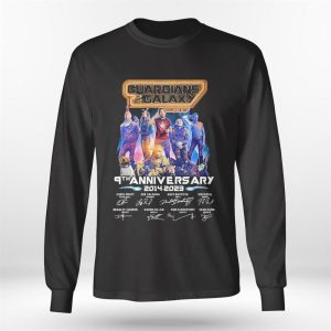 Longsleeve shirt Guardians Of The Galaxy Vol 3 9th Anniversary 2009 2023 Signatures Ladies Tee Shirt