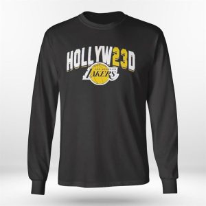 Longsleeve shirt Lebron James Hollyw23d Los Angeles Lakers 2023 Tee Shirt Hoodie