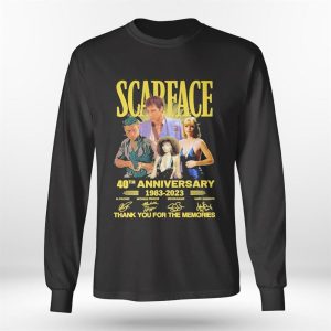 Longsleeve shirt Scapeace 40th Anniversary 1983 2023 Thank You For The Memories Signatures Shirt Hoodie