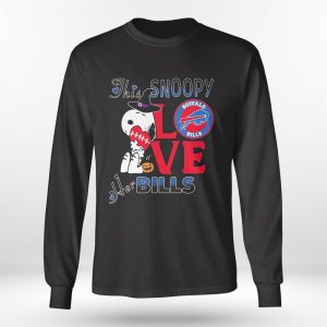 Longsleeve shirt This Snoopy Love Her Buffalo Bills Ladies Tee Shirt