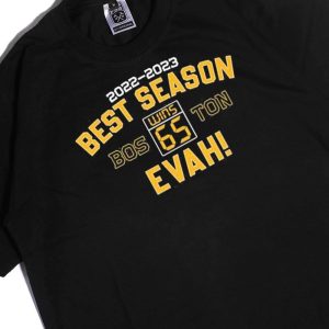 Men Tee Boston Bruins Best Season 65 Wins Evah 2022 2023 Ladies Tee Shirt