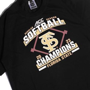 Men Tee Florida State 2023 Seminoles Acc Softball Regular Season Champions Ladies Tee Shirt