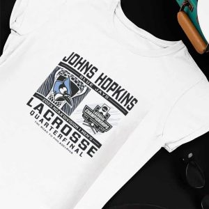 Unisex T shirt Johns Hopkins Blue Jays 2023 Division I Mens Lacrosse Quarterfinal T Shirt