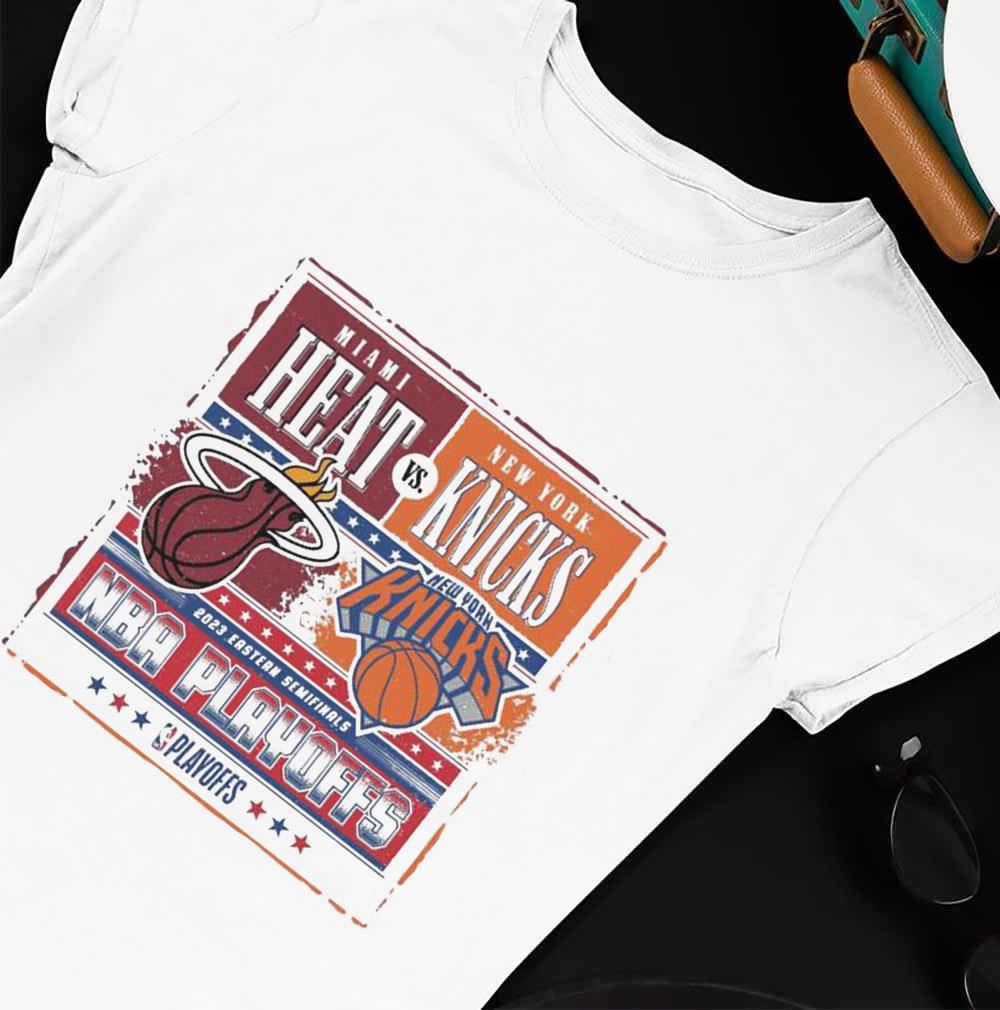 Miami Heat Vs New York Knicks 2023 Nba Eastern Semifinals Playoff T-Shirt
