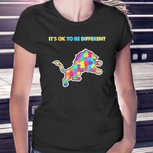 woman shirt Autism Detroit Lions Its Ok To Be Different Shirt Hoodie