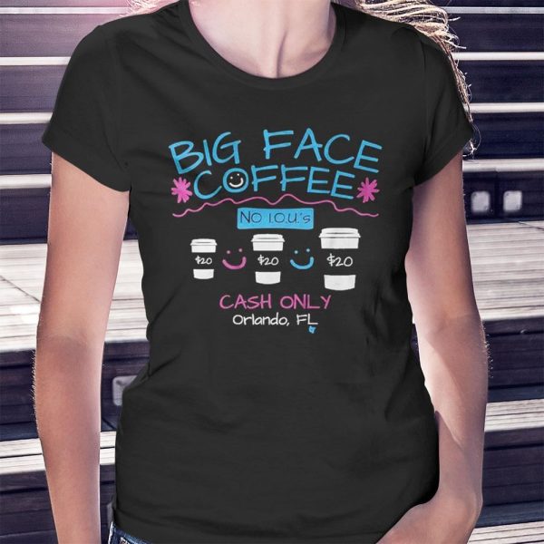 Big Face Coffee Miami Heat Ladies Tee Shirt