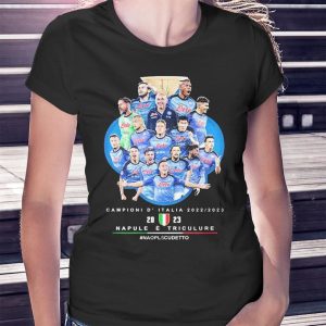 woman shirt Napule E Triculture Campioni Ditalia 2022 2023 Ladies Tee Shirt