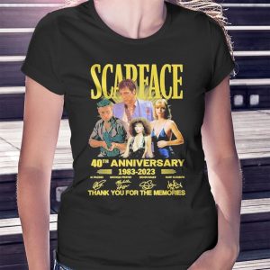 woman shirt Scapeace 40th Anniversary 1983 2023 Thank You For The Memories Signatures Shirt Hoodie