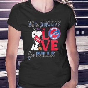 woman shirt This Snoopy Love Her Buffalo Bills Ladies Tee Shirt