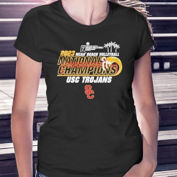 USC Trojans 2023 NCAA Beach Volleyball National Champions shirt
