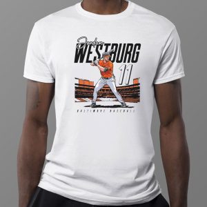 1 Tee Jordan Westburg 11 Baltimore Baseball Mlbpa T Shirt