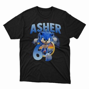 1 Unisex shirt Asher 6 Sonic Is Here T Shirt Hoodie