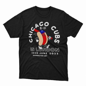 1 Unisex shirt Chicago Cubs 2023 Mlb World Tour London Series City Dog