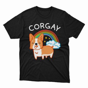 1 Unisex shirt Corgay Pride Corgi T Shirt Hoodie