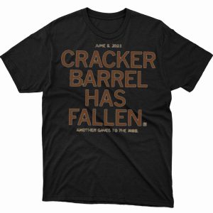 1 Unisex shirt Kevin Cracker Barrel Has Fallen Shirt Another Caves To The Mob