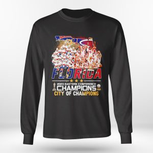 Longsleeve shirt Flodira Panthers And Miami Heat 2023 Eastern Conference Champions