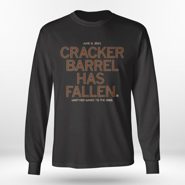 Kevin Cracker Barrel Has Fallen Shirt Another Caves To The Mob Shirt