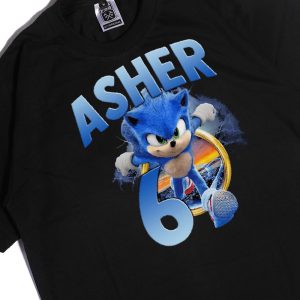 Men Tee Asher 6 Sonic Is Here T Shirt Hoodie