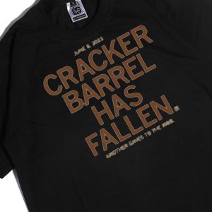 Men Tee Kevin Cracker Barrel Has Fallen Shirt Another Caves To The Mob