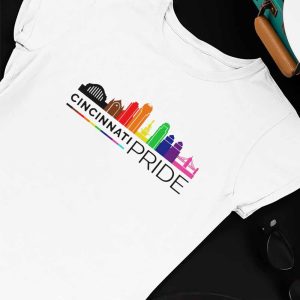 Unisex T shirt Cincinnati Buildings Pride 2023 Shirt Longsleeve