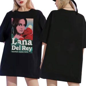 black shirt 2 Lana Del Rey July 9 2023 London Event Shirt