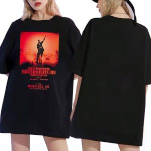 black shirt 2 Louis Tomlinson Faith In The Future Red Rocks 21 Jun 2023 Shirt