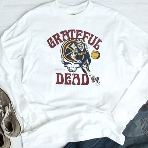 longsleeve Michael Malone Taking Grateful Dead Denver Nuggets Skull Skeleton Shirt