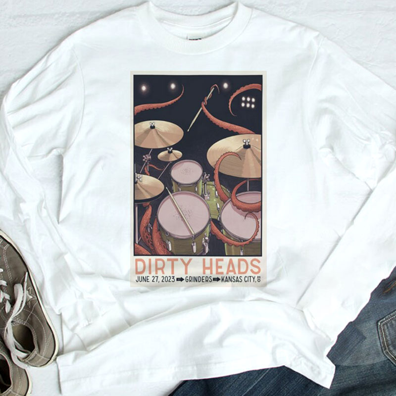 Official Dirty Heads June 27 2023 Kansas City Mo Poster Shirt