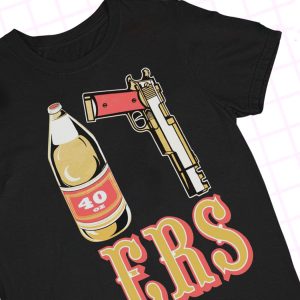 shirt San Francisco 49ers 40oz Beer Guns 2023 Shirt