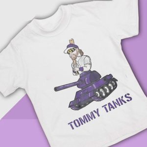 white shirt Tommy Tanks Lsu Tigers Baseball T Shirt