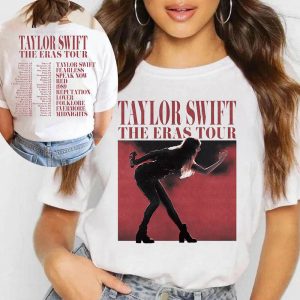 white t shirt Taylor Swift The Eras Tour Photo Shirt