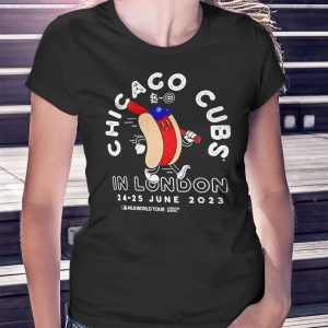 woman shirt Chicago Cubs 2023 Mlb World Tour London Series City Dog